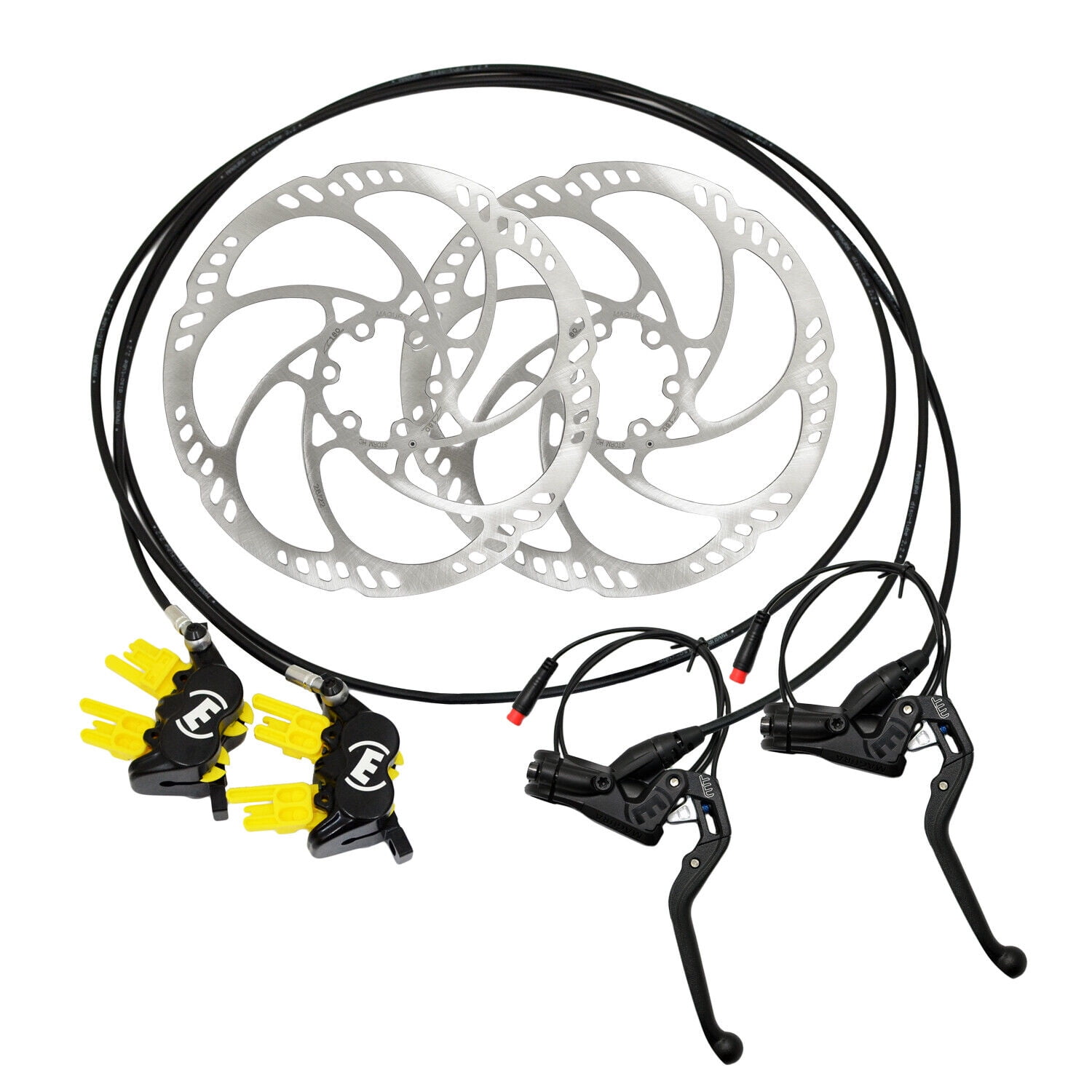 RIDEREVER Triva Carbon Lever Hydraulic Disc Brake Set Di2