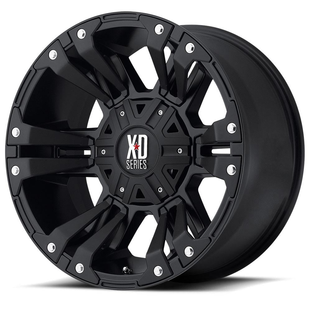 XD Wheels XD822 Monster II, 18x10 with 8 on 170 Bolt Pattern Satin