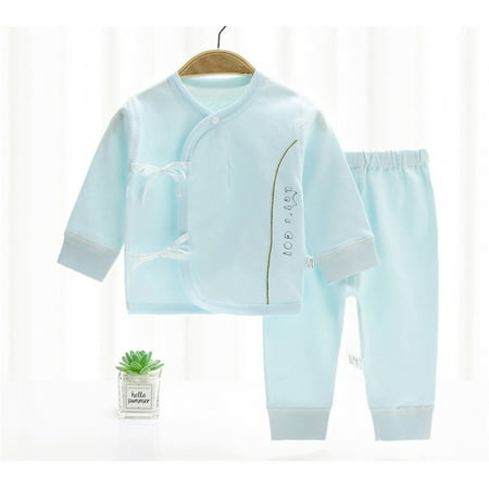 

TOWED22 Toddler Outfits For Boys 2Pcs Toddler Kid Baby Boys Outfits Short Sleeve T-Shirt Pullover Tops Shorts Pants Solid Color Waffle Clothes Light Blue
