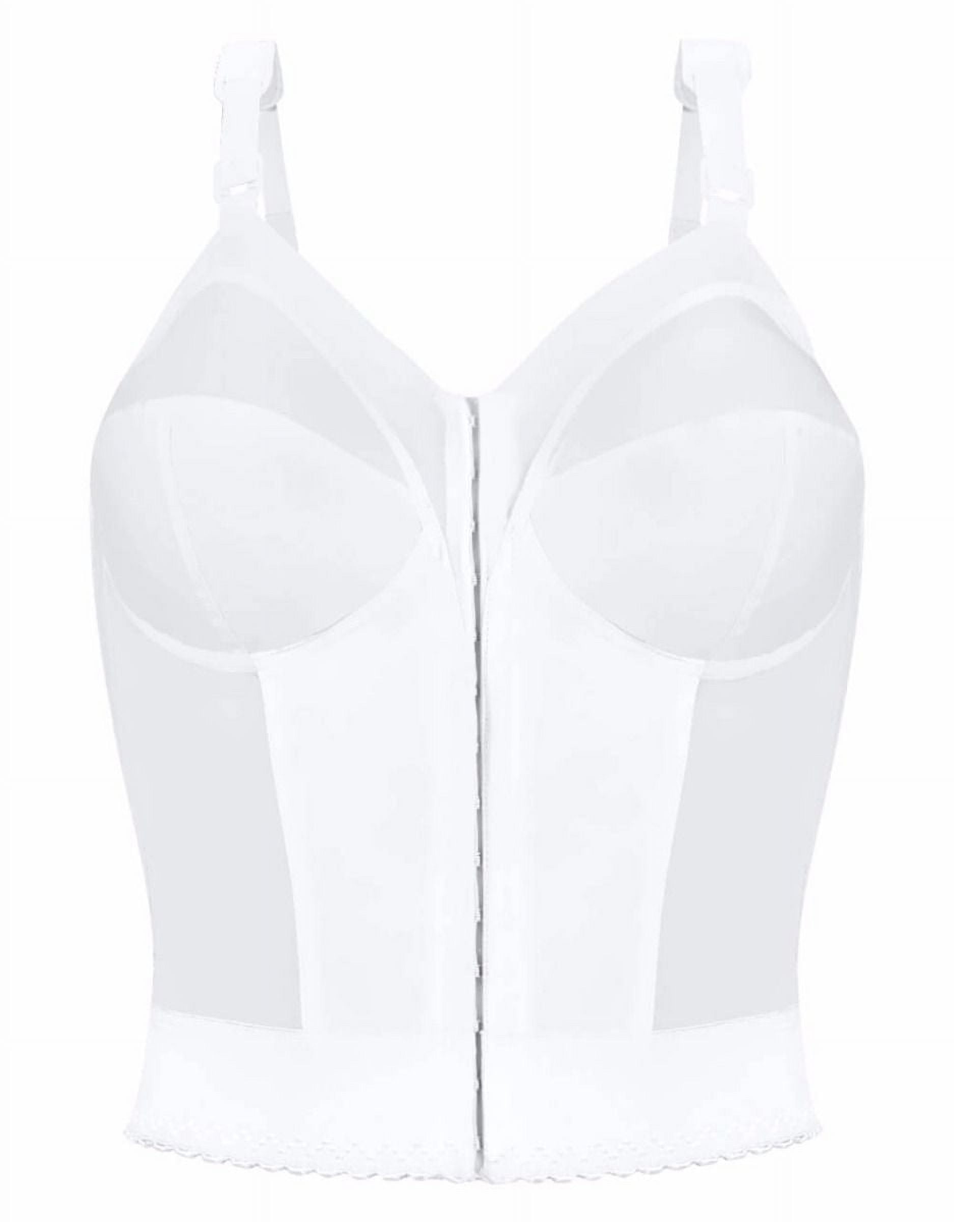 Exquisite Form 5107530 Fully® Slimming Wireless Back & Posture Support Longline Bra with Front Closure
