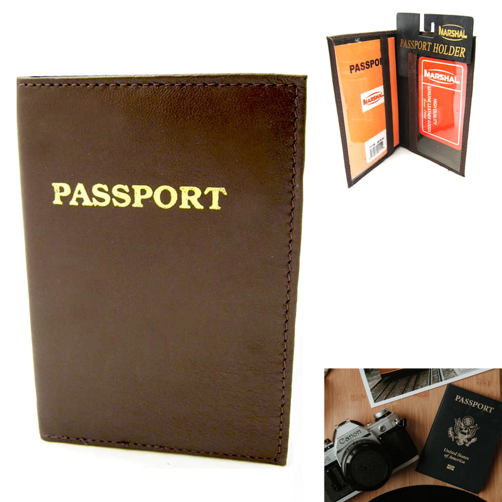 Lollipop Minimalism Sweet Leather Passport Holder Cover Case Travel One Pocket