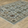 thumbnail image 4 of HomeRoots Beige Grey Green Yellow And Rust Oriental Power Loom Stain Resistant Area Rug, 4 of 10