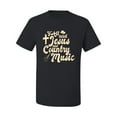 thumbnail image 2 of Wild Bobby, Y'all Need Jesus & Country Music, Pop Culture, Men Graphic Tee, Black, Small, 2 of 4