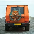 thumbnail image 6 of Vsdgher Strong Kitten Lifting Weights for Spare Tire Cover, Tire Wheel Protector Wheel Cover Fit for Truck,Trailer,RV,SUV,Camper and Most Vehicle-15 inch, 6 of 6