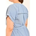 thumbnail image 4 of Vestido con detalle de encaje Roman Fashion /Tallas Extras, 11529 (Azul claro) azul 42, 4 of 7