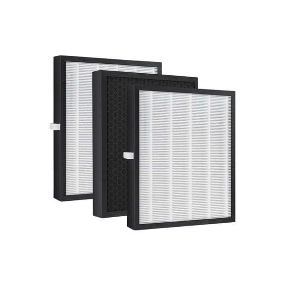Nispira KJ217 Filter Replacement Compatible with MOOKA KJ217 Smart Large Air Purifier, 3 Pack