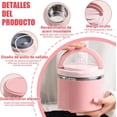 thumbnail image 3 of Termo para Comida y Sopa - Lunch Box de Acero Inoxidable con Asa, Tapa Sellada Antifugas, Contenedor Térmico para Trabajo, Viajes o (Rosa), 3 of 4