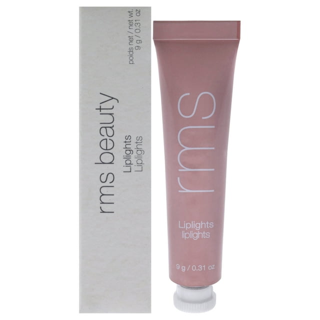 Brillo de labios en crema Liplights - Bare de RMS Beauty para mujeres - Brillo de labios de 0,31 oz