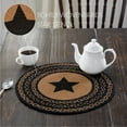 thumbnail image 5 of VHC Brands Farmhouse Star Table Mat- Pot Holder- Woven Jute Trivet 15" Round, 5 of 11