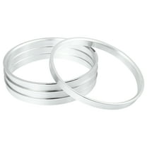 Unique Bargains 4pcs OD 112mm to ID 106mm Aluminium Alloy Car Hub Centric Rings Wheel Bore Center Spacer