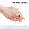 thumbnail image 3 of Bague Intelligente en Acier Inoxydable avec Écran d'Affichage APP, Multiples Modes Sportifs, Résistant à l'Eau IP68, Bague D\'entraînement Physique Intelligente 18mAh pour Cyclisme Course, 3 of 7