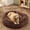 Coffee, variant on 45-Inch Extra Large Calming Pet Bed for Giant Breeds, Anti-Slip Donut Fluffy Faux Fur Cuddler, Washable Warming Bed for Pets Up to 120 lbs, 10-Inch Thick Support