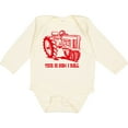 thumbnail image 3 of Inktastic This is How I Roll Tractor Red Boys or Girls Long Sleeve Baby Bodysuit, 3 of 5