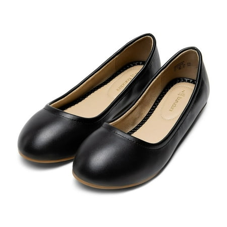 BURUDANI Women s Solid Plain Walking Classic Ballet Flats Shoes