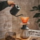 thumbnail image 4 of Filtro de café de vidrio, taza de café, filtro de vidrio reutilizable, base de madera extraíble, portátil, para bebidas, para la oficina, taza de mano, filtro de goteo, vidrio transparente,, 4 of 8