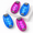 Pink&Blue, variant on Pink&Green 4-Pack LED Safety Strobe & Running Lights for Bikes, Runners, Dog Collars