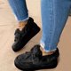 thumbnail image 1 of Sywqhk Zapatos De Algodón Cálido De Invierno Para Mujer Zapatos De Felpa De Fondo Plano Sywqhk Para estrenar, 1 of 1