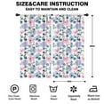 thumbnail image 2 of Blackout Kids Curtains,Pioneer Flower Floral Print Pattern Childrens Insulated Curtains Set Of 2,Bedroom Essentials,Toddler Room Decor 42"x84", 2 of 5