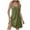 Army Green, variant on SEAOPEN Deals Sundress for Women Slit Side Halter Neck Dress High Waist Beach Sundress Flattering Fit Bohemian Dresses Army Green,S