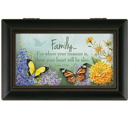 Music Treasure Box - Carson Home Accents Family Treasure Music Decorative Box
