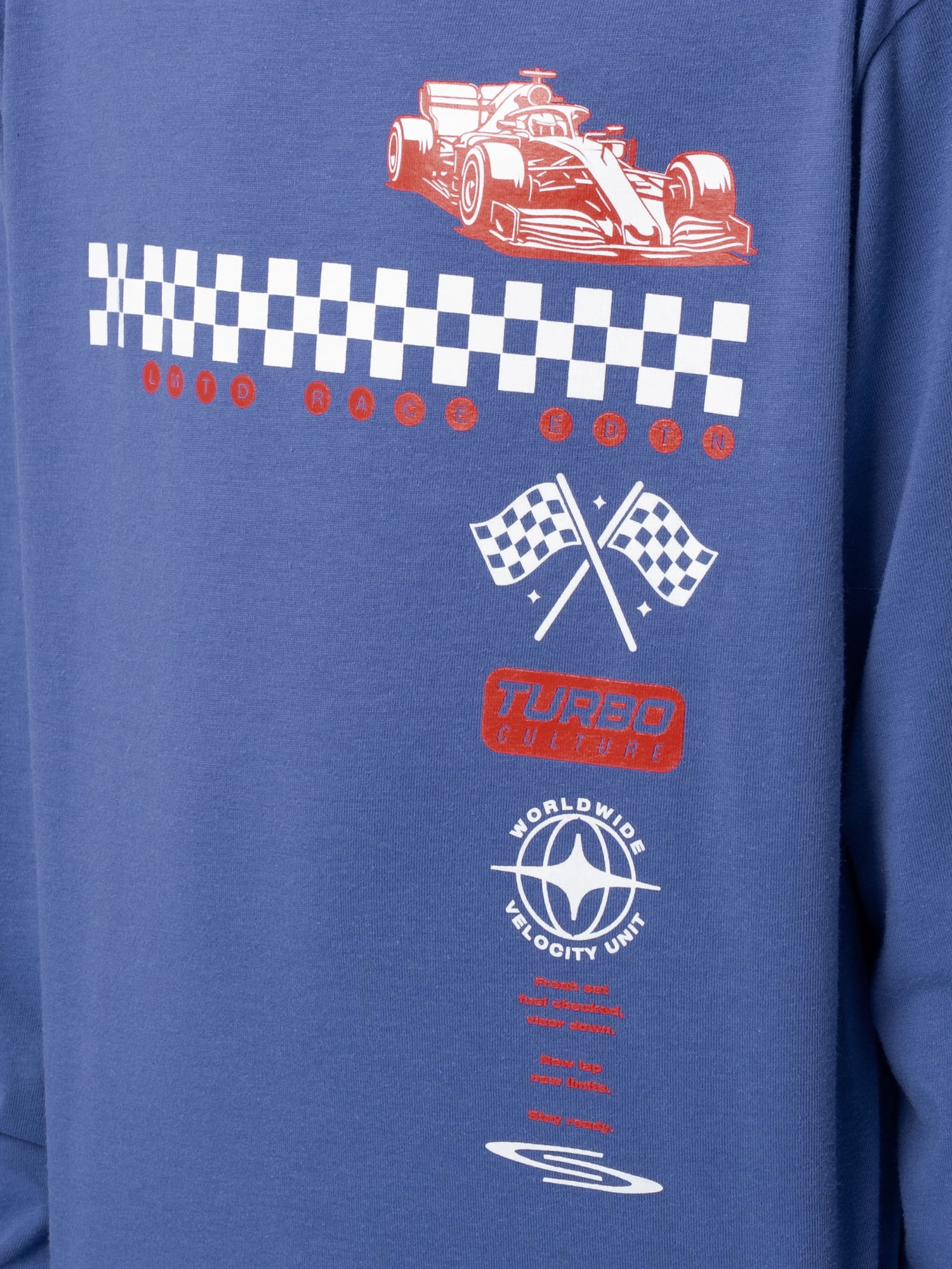 Wonder Nation Boy's Long Sleeve Elevated Graphic T-Shirt, Sizes 4-18 & Husky