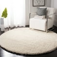 thumbnail image 3 of SAFAVIEH Glen Solid Plush Shag Area Rug, Ivory, 9'6" x 13'6", 3 of 10