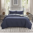 thumbnail image 3 of Madison Park King/Cal King Timber 3-Piece Reversible Printed Quilt Set, Green/Navy, 3 of 9