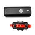 thumbnail image 3 of Faro delantero para bicicleta Nikou Aleación de aluminio carga USB luz de advertencia roja, 3 of 13