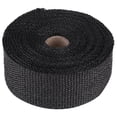 thumbnail image 3 of 16FT Black High Heat Insulation Exhaust Pipe Wrap Tape Cloth for Car Motorcycle, 3 of 5