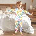 thumbnail image 6 of Pastel Rainbow Leopard Pattern Cotton Pajamas 2 Piece Set Sleepwear Soft and Comfortable Homewear Nightwear, 6 of 7