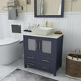 thumbnail image 4 of Vanity Art 30" Single Sink Bathroom Vanity Set with Engineered Marble Top and Free Mirror, 4 of 10