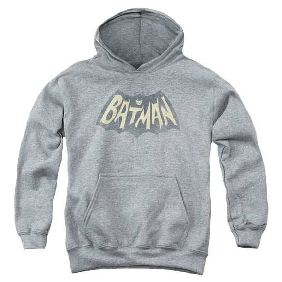 Batman Classic Tv - Show Logo - Youth Hooded Sweatshirt - X-Large