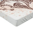 thumbnail image 2 of Ambesonne Zodiac Fitted Sheet, Taurus Astrology, Queen Size, Brown Beige, 2 of 3