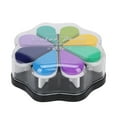 thumbnail image 2 of 8 Color Petal Shape Ink Pad, DIY  Painting Accessory with Slow Drying Pigment Ink, for Coloring Scrapbooking Clay Wood, 2 of 7