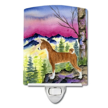 

Caroline s Treasures SS8371CNL Basenji Ceramic Night Light 6x4x3 multicolor
