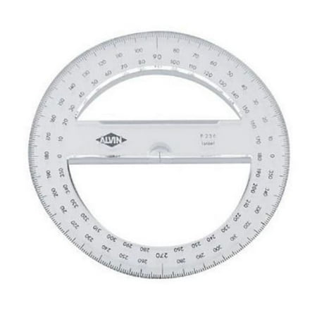 Alvin 6" Circular Protractor