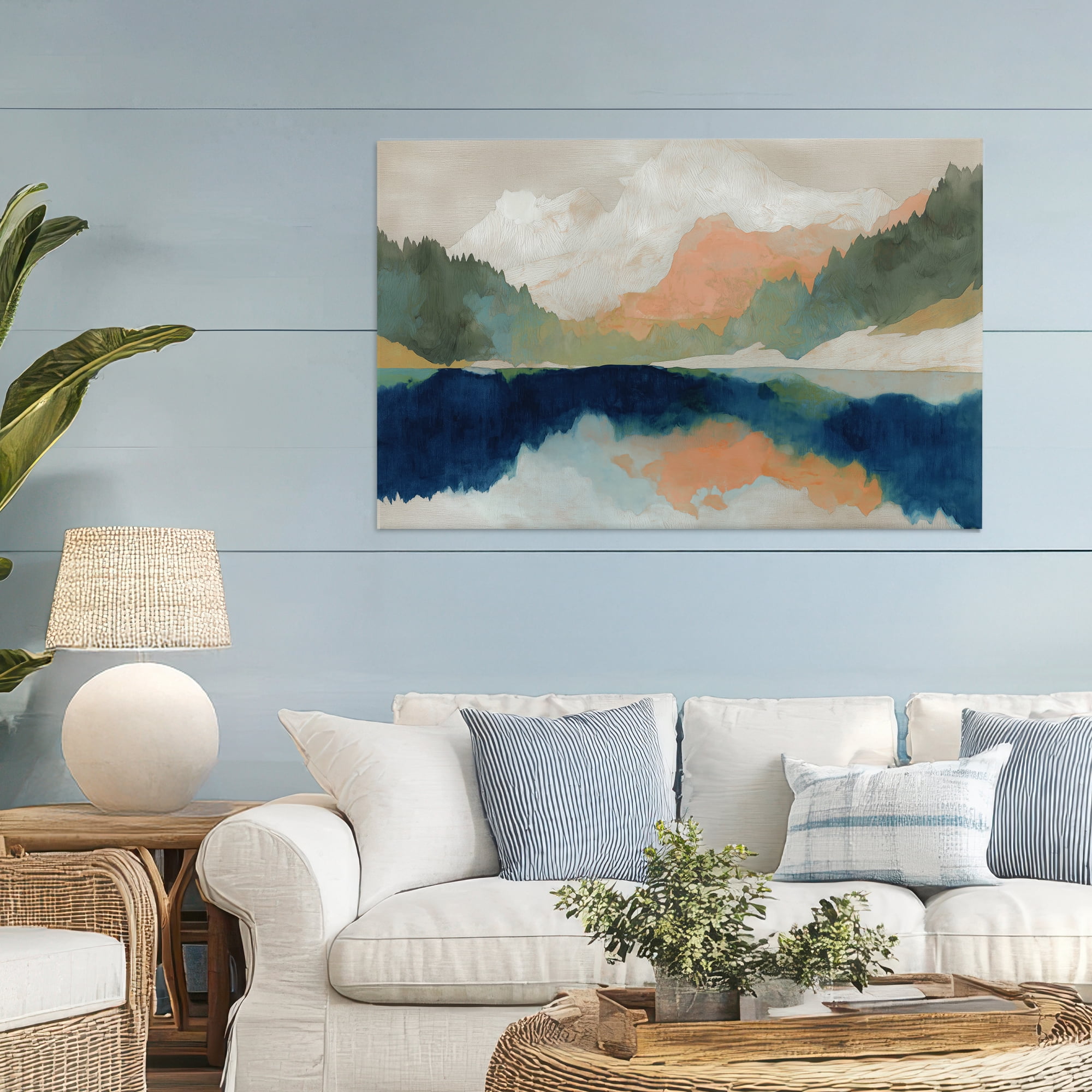 Stupell Industries Alpine Autumn Lake Reflection Canvas Wall Art, design by Chromatic Storm Studio