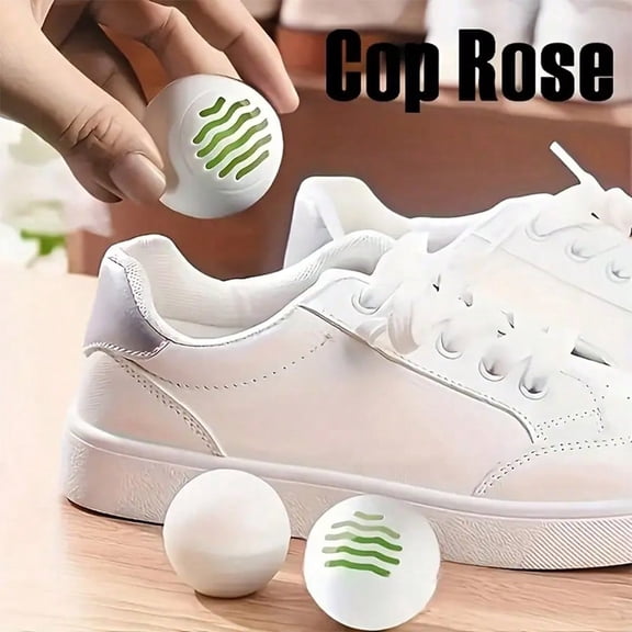 24 Pack Shoe Deodorizer Balls Solid Scent Plastic Odor Eliminator For Shoe Cabinets Freshener For Sports Shoes Indoor Aromatherapy Quick Acting Deodor