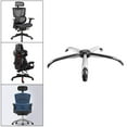 thumbnail image 3 of Office Chair Base Removable Reinforced for Home Swivel Chair Base Replacement swivel chair Office Chair Style B, 3 of 9