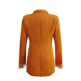 thumbnail image 2 of Vedolay Blazer jacket Womens Casual Lightweight Blazer Open Front Lapel Long Sleeve Office Jackets,Orange L, 2 of 5
