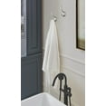 thumbnail image 2 of Amerock Vicinity Traditional Double Prong Polished Chrome Wall Hook, 2 of 9