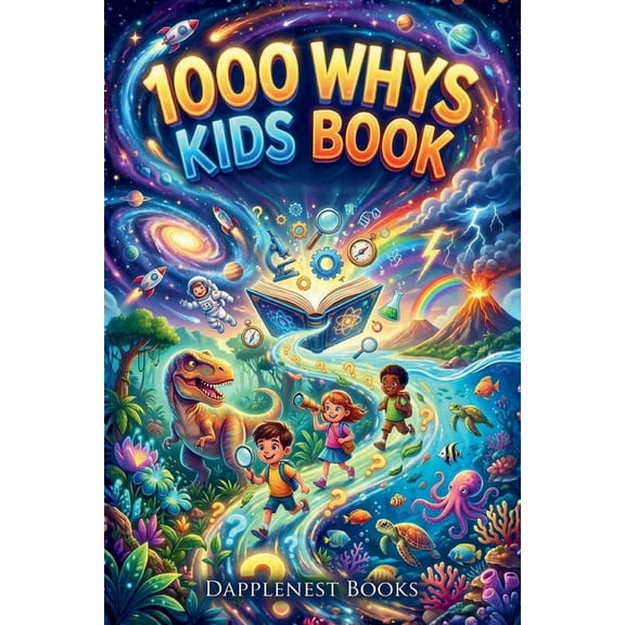 1000 Whys Kids Book: Big Questions, Amazing Answers, and Mind-Blowing Facts About Science, Space, Nature, History, and H, (Paperback)