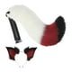 thumbnail image 3 of Diadema flexible con orejas y cola de gato para cosplay, para presentaciones en el escenario, cumpleaños, 3 of 9
