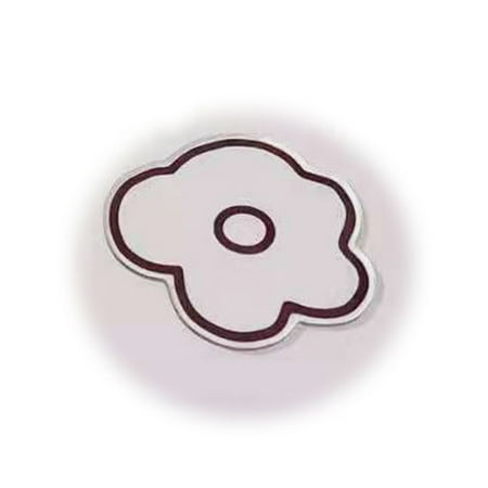 

Acrylic Flower Shape Coasters Nordic Ins Simple Table Mats Flowers Cup Mat Household Kitchen Tool Purple