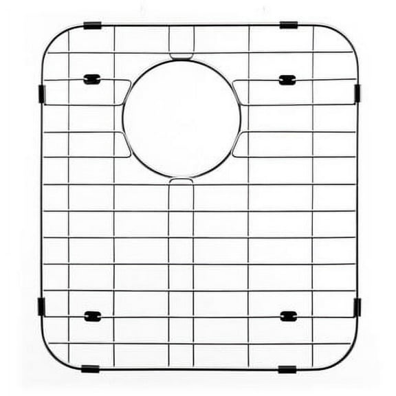 Houzer BG-7050R 15 x 15 x 4 Stainless Steel Wirecraft Bottom Grid 13 3/4" x 15"