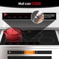 thumbnail image 3 of Cook's Aid Induction Cooktop Protector Mat 20.4x30.7 In, Translucent (Magnetic) Electric Stove Burner Covers Antiscratch as Glass Top Stove Cover (20.4x30.7 Inch LE), 3 of 6