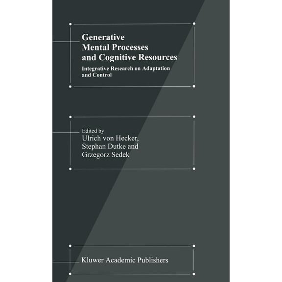 Generative Mental Processes and Cognitive Resources, (Hardcover)