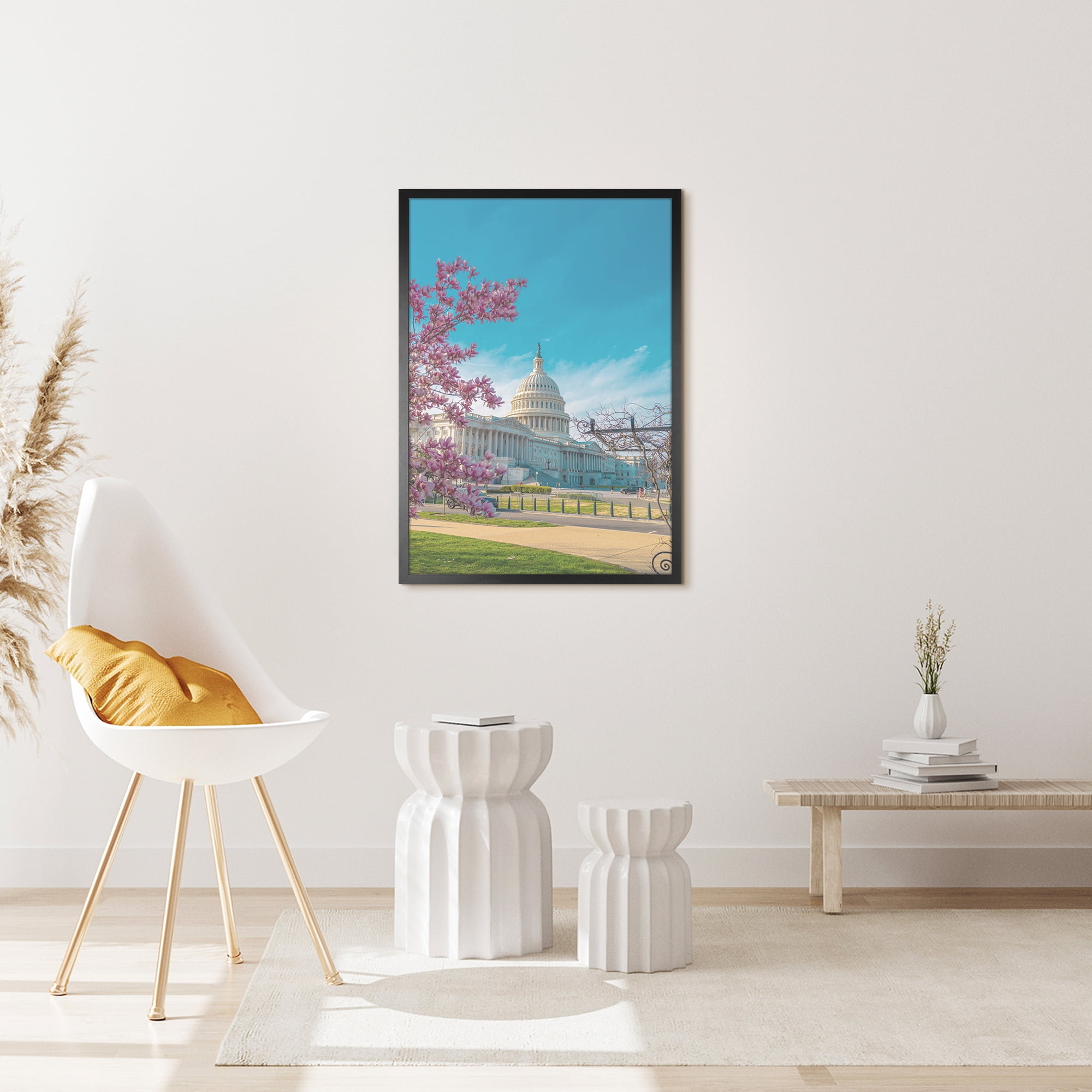 Unique Bargains Wall Picture Frame for Photo and Poster Art Photo Frame Black 16x24