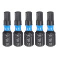 thumbnail image 1 of Uxcell 5pcs H3/16 Punta de destornillador hexagonal 1/4" vástago hexagonal 25mm/1" longitud, 1 of 7