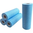 thumbnail image 1 of Disposable Dishwashing Cloth Roll, J Cloth, Reusable Cleaning Cloth Disposable 4 Roll Blue, 1 of 5